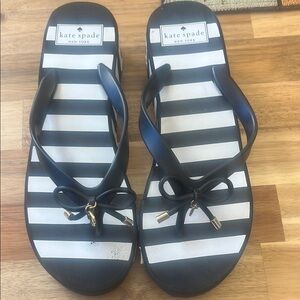 Kate Spade  platform Striped Sandals size 9
